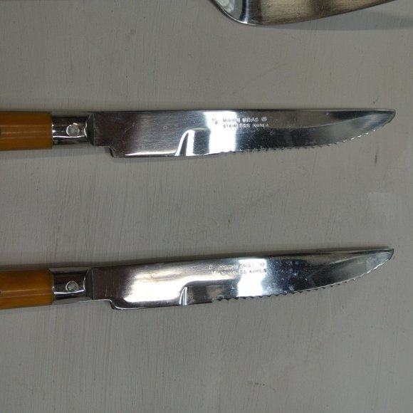 Vtg Washington Forge Mardi Gras Riveted Utensils - Picture 7 of 10